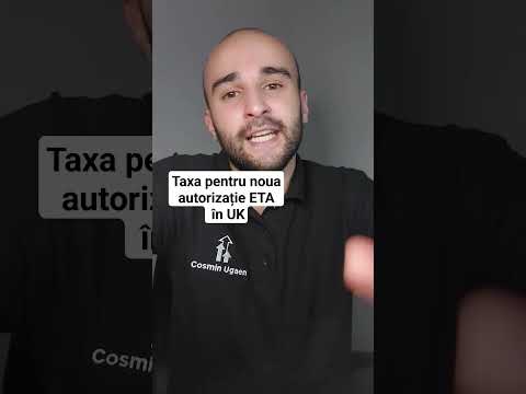 Taxa pentru noua autorizație ETA în UK va fi de aproximativ £10.