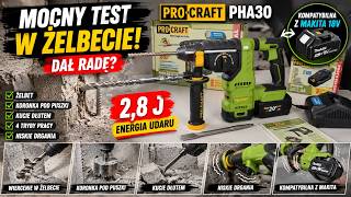 Akumulátorové vŕtacie kladivo PROCRAFT PHA30