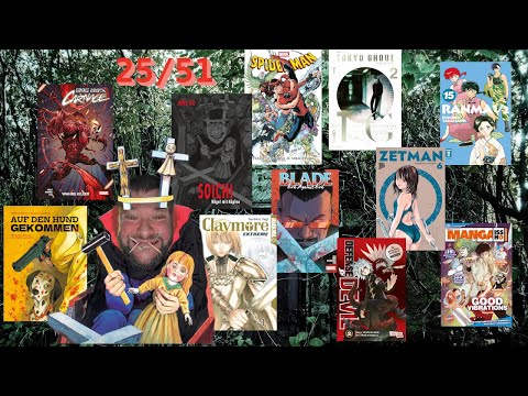 TwK! 25/51 Junji Ito, Carnage, Claymore, auf den Hund gekommen, Spider-Man, Tokyo Ghoul, Blade