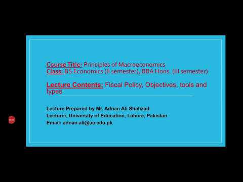 Lecture 29, Principles of Macroeconomics