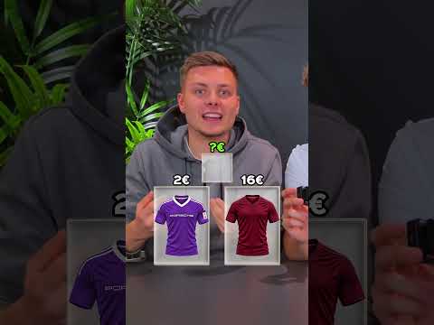 Wer kann mit 20€ das SCHÖNERE Trikot bauen?🤩🔥#fussball #sport #trikot