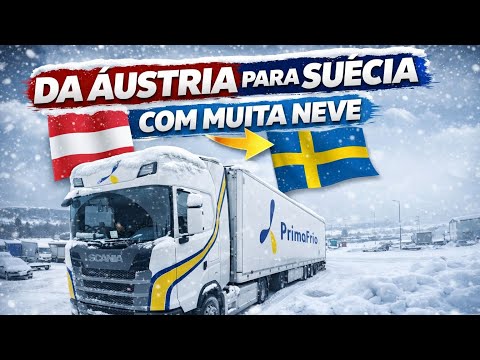 From Austria to Sweden we encountered a lot of snow (spring/cold).