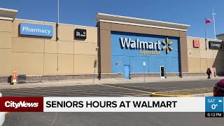 Senior hours at Walmart