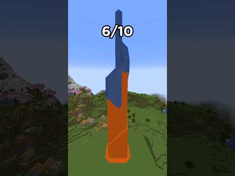INSANE Minecraft Cobblestone Tower Trick 😱