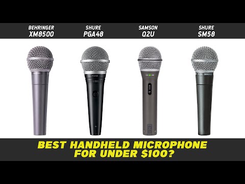 Best Handheld Microphone Under $100? (Behringer XM8500 v Shure PGA48 v Samson Q2U v Shure SM58)