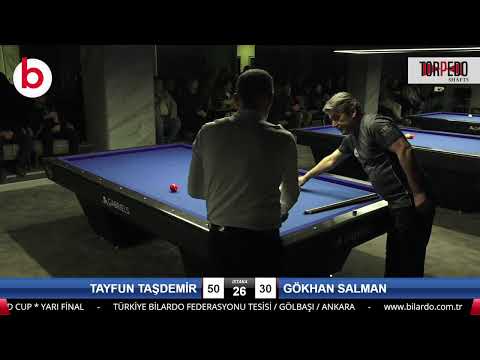 TAYFUN TAŞDEMİR & GÖKHAN SALMAN Bilardo Maçı - BURSA FBN BILLIARD CUP-YARI FİNAL