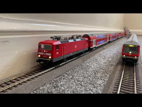 Brand new Roco 74150 74152 DB double deckers