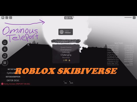 Uncover the Secret to Ominous Teleport in SKIBIVERSE! 🧐🔮 - Roblox Quest