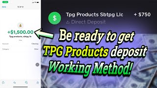 TPG Products SBTPG LLC - be ready to get a deposit from this company! Is it Turbotax or new method
