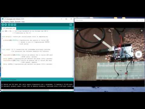 lampeggio led Arduino 01
