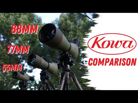 Kowa Spotting Scope Comparison 55mm - 77mm - 88mm
