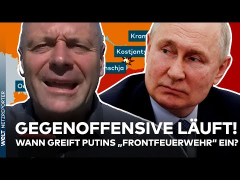 UKRAINE-KRIEG: Gegenoffensive läuft! Wann greift Putins "Frontfeuerwehr" wieder ein?