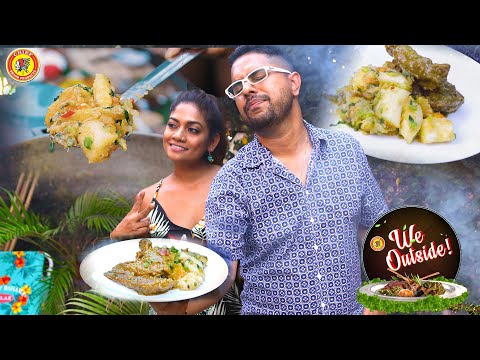 We Outside with Chef Jason x Deepa Yankarran - Curried Fish / Boil & Fry Provision on the Chulha