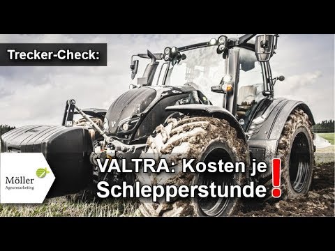 VALTRA N154 im Test von Landwirt.com - Kosten je Schlepperstunde einfach berechnen