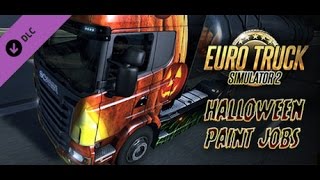 Euro Truck Simulátor 2 Halloween Paint Jobs Pack 9