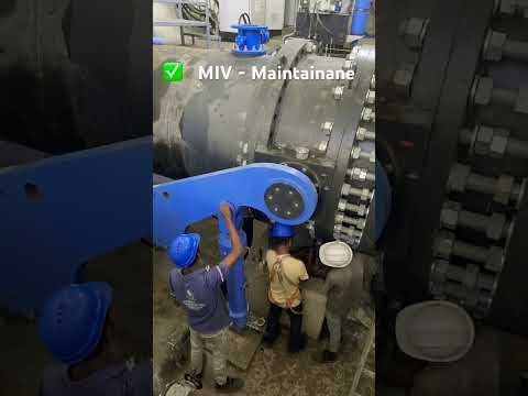 Maintain of MIV at Hydropower #engineering #watersupplysystem #water #hydropower #technology #miv