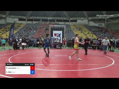 77c Kg Rr Rnd 1 - Payton Jacobson, Sunkist Kids Wrestling Club Vs Kamal Bey, Army (WCAP) 51cb