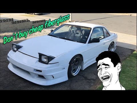 Got a Duraflex front bumper for my 240sx S13 Coupe