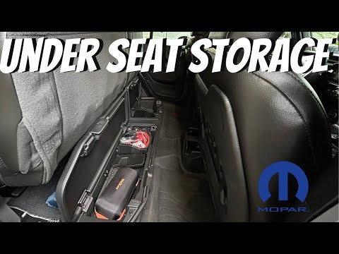 Jeep Gladiator Rear Under Seat Lockable Storage
