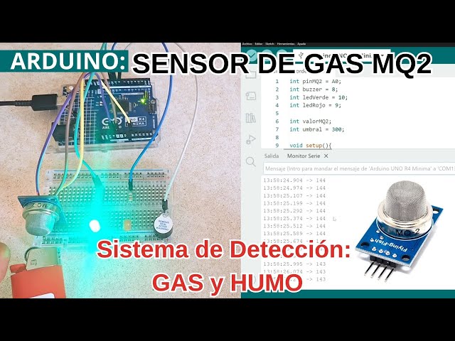 Vídeo relacionado con HUABAN 2PCS MQ-4 MQ4 Módulo de sensor de metano de gas para Arduino
