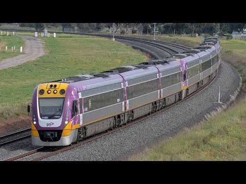 First Test Runs of 9 Car V/Locity Trains on the RRL (Vline's V/Locity 160 DMU's) | VL23, VL63, VL07