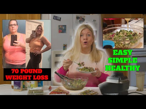 Losing 70 Pound Eating THIS 5-Minute Salad | Oil-Free & Plant-Based
