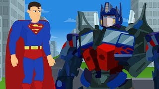 Superman vs Optimus Prime