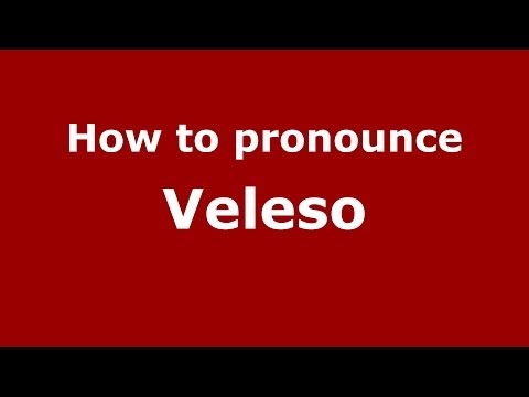 How to pronounce Veleso (Italian/Italy) - PronounceNames.com