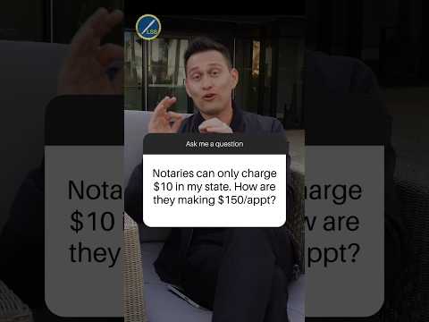 Best Kept Secret for Income 💰 How Notaries are Making $150+/Appt & Charge More Than State Fee