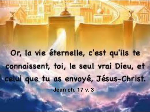 CONNAÎTRE LE SEUL VRAI DIEU NOTRE PÈRE CÉLESTE