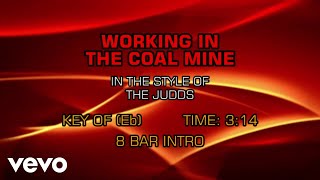 The Judds - Working In The Coal Mine (Karaoke Guide Vocal)