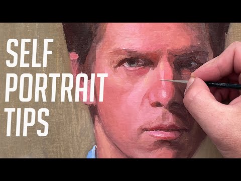 10 Tips for painting a GREAT self portrait