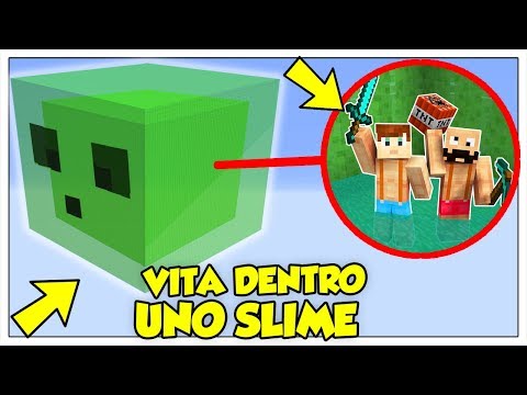 SI PUÒ SOPRAVVIVERE IN UN CUBO DI SLIME? - Minecraft ITA