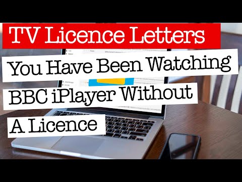 Part of a video titled TV Licence Email - You Have Been Caught Watching BBC iPlayer