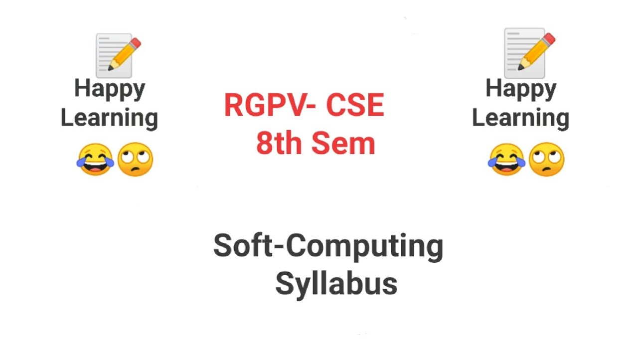 Syllabus Of Soft computing