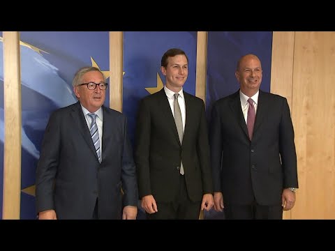 EC President Jean-Claude Juncker meets US Special Adviser Jared Kushner | AFP