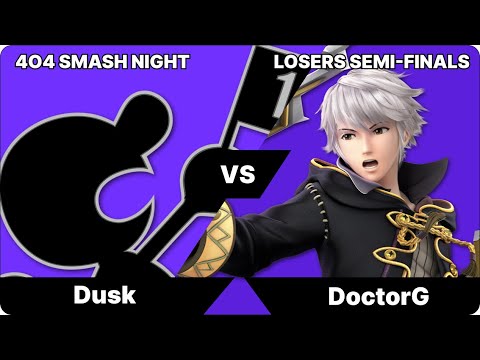 4o4 Smash Night -  Dusk(Game and Watch) vs DoctorG(Robin)