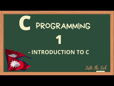 Intro to C - C Programming Tutorial 1 In NEPALI #1