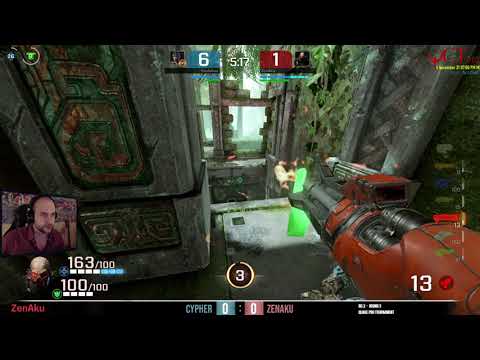 Cypher vs ZenAku NullXDth QCTpro    Round 3 part 1 Quake Champions mkv