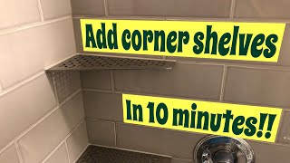 How to- Schluter shelf-e step by step tutorial for existing showers