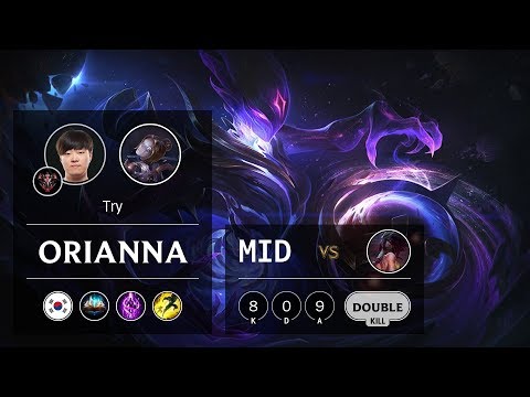 Orianna Mid vs Akali - KR Grandmaster Patch 10.2