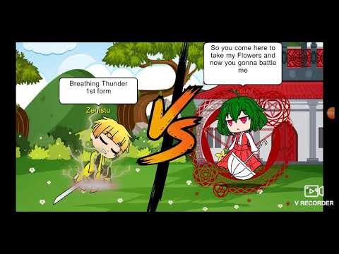 Zenistu vs Yuuka Demon Slayer x Touhou