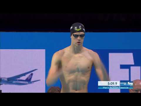Great Britain 🇬🇧 Men's 4x200m Freestyle Relay Final Fina World Swimming Championship Budapest 2017
