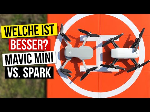 Vergleich DJI Mavic Mini vs Spark welche ist die beste Drohne für Anfänger Video & Foto Material
