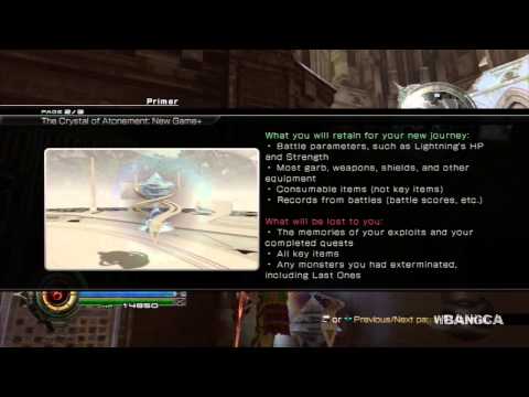 Lightning Returns: Final Fantasy XIII - Yes There is New Game+ [ENGLISH]