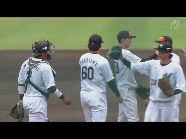 【ファーム】最後はズバッとストレート!! マリーンズ・横山陸人 3者連続三振で試合を締める!!  2023年5月26日 千葉ロッテマリーンズ 対 北海道日本ハムファイターズ