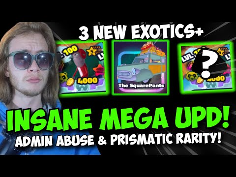 FIRST PRISMATIC UPD + ADMIN ABUSE & GIVEAWAYS!! Spongebob TD