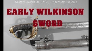 An important early Wilkinson sword
