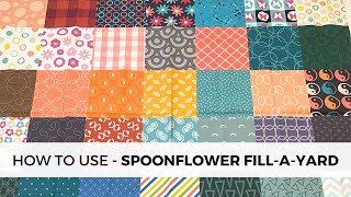 Spoonflower Fill a Yard - Selling Your Pattern Designs with Spoonflower