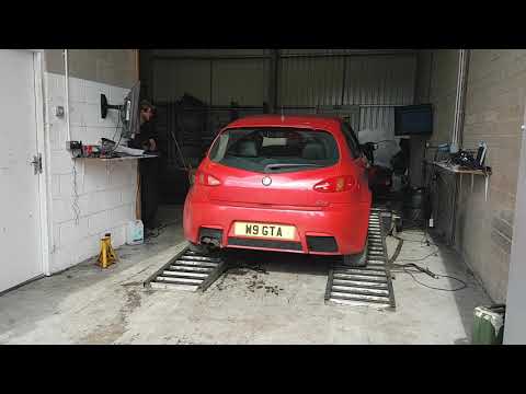 Alfa Romeo 147 GTA V6 Wizard Exhaust Dyno Run